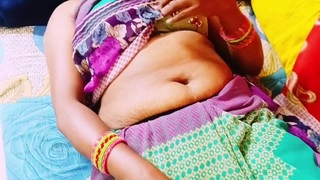 Indian stepdaughter cheats on stepmom with stepdad, having a steamy night full of sex with Telugu dirty talk.