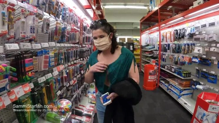 Mom's tits keep falling out - Taboo Shopping