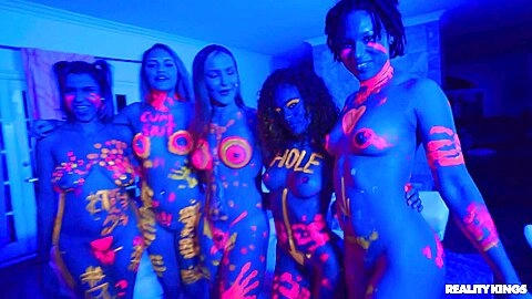 Project DTF - Season 2: Bouncy Bang, Black Light, Bye-Bye Video With Damon Dice, Oliver Flynn, Diamond Banks, Scarlit , Gizelle Blanco, Mila Monet, Air Thugger, Roxie Sinner - RealityKings