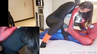 Wrestling spandex, headscissor spandex