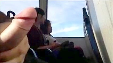 Managed to flash my dong to some young ladies in a train