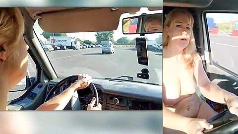Marta Bellefleur - Drives Naked To Work 9 Min