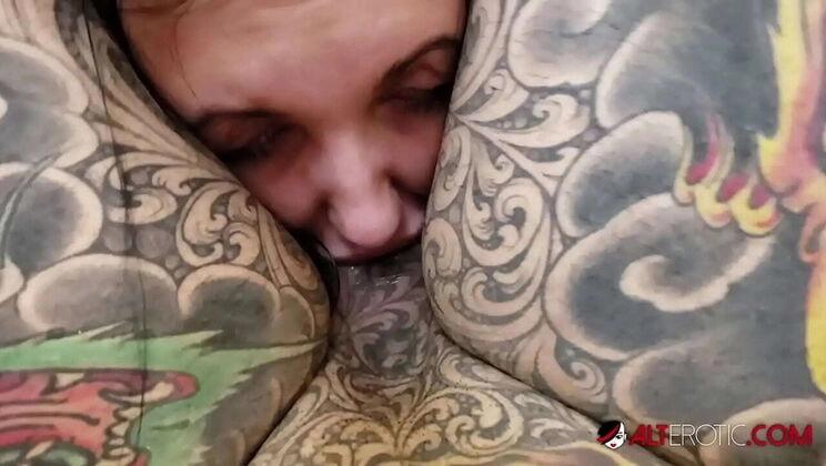 Tattooed Brunette Adel Asanti Gets Fucked Hard in Hotel Room - Big Tits, Big Cock, and Pussy Licking