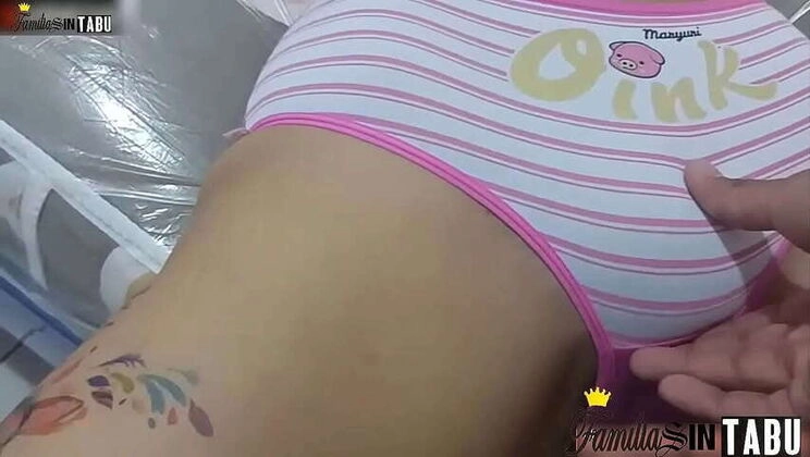 Stepsibling Indiscretion: Muscular Marco and Alluring Bad Girl376