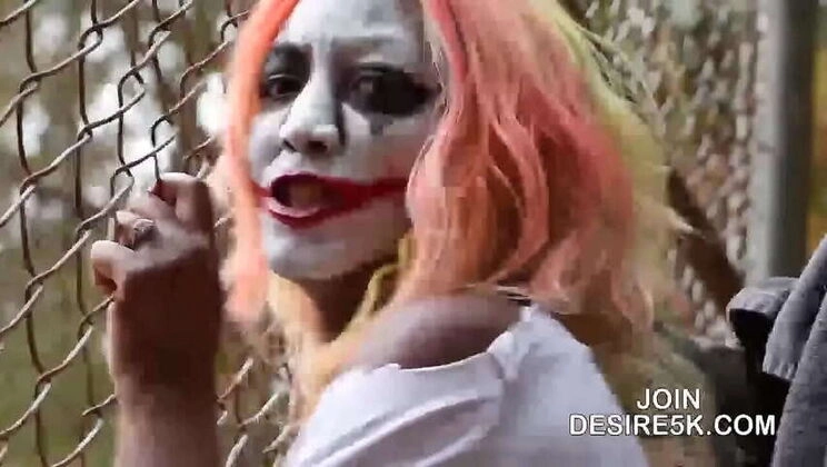 Hardcore MILF Ebony in Cosplay Cumshot Halloween Special
