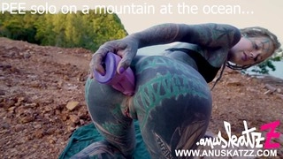 Anuskatzz dominates and submits tattooed teen in wild outdoor anal and blow-job session - FULL clip on MV