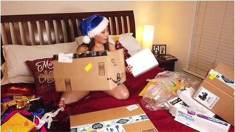 Milf Big Tits And Krystal Davis In Asian Milf With Big Tits Unboxing Wishlist Xxxmas Gifts And Fucking Herself With Glass Dildo